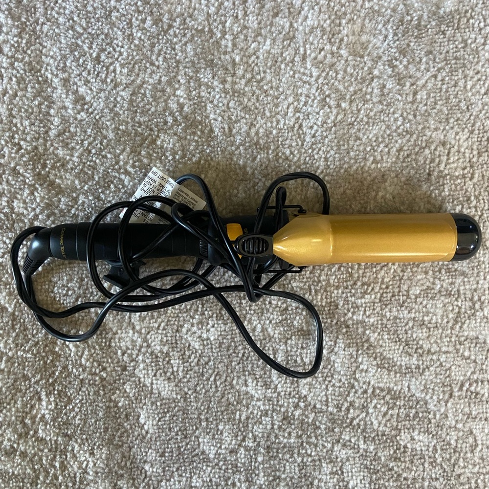 Ceramic Tools Curling Iron 3/4” Clamp Iron